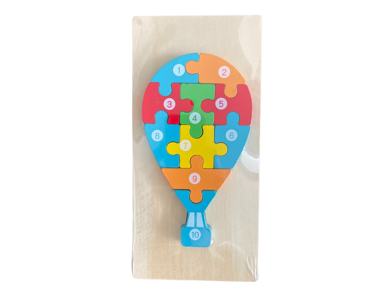 dřevěné puzzle vkládačka balon pro děti na rozvoj