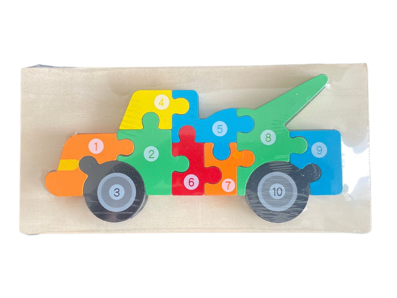 dřevěné puzzle vkládačka odtahovka pro děti na rozvoj motoriky a koordinace