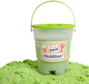 Zelený přírodní kinetický písek ChildGen 500 g