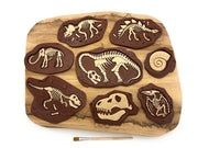 Dinosauří fosílie pro smyslové hraní – set kostí pravěkých zvířat do písku