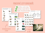 Dinosauři pracovní listy pro děti – ukázka aktivit
