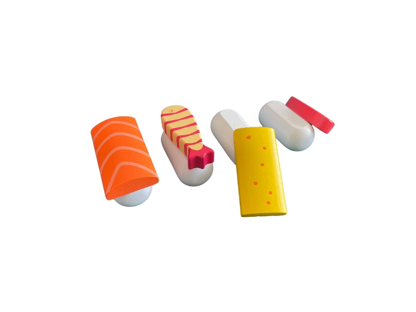 Dřevěné sushi set s maki a nigiri pro děti