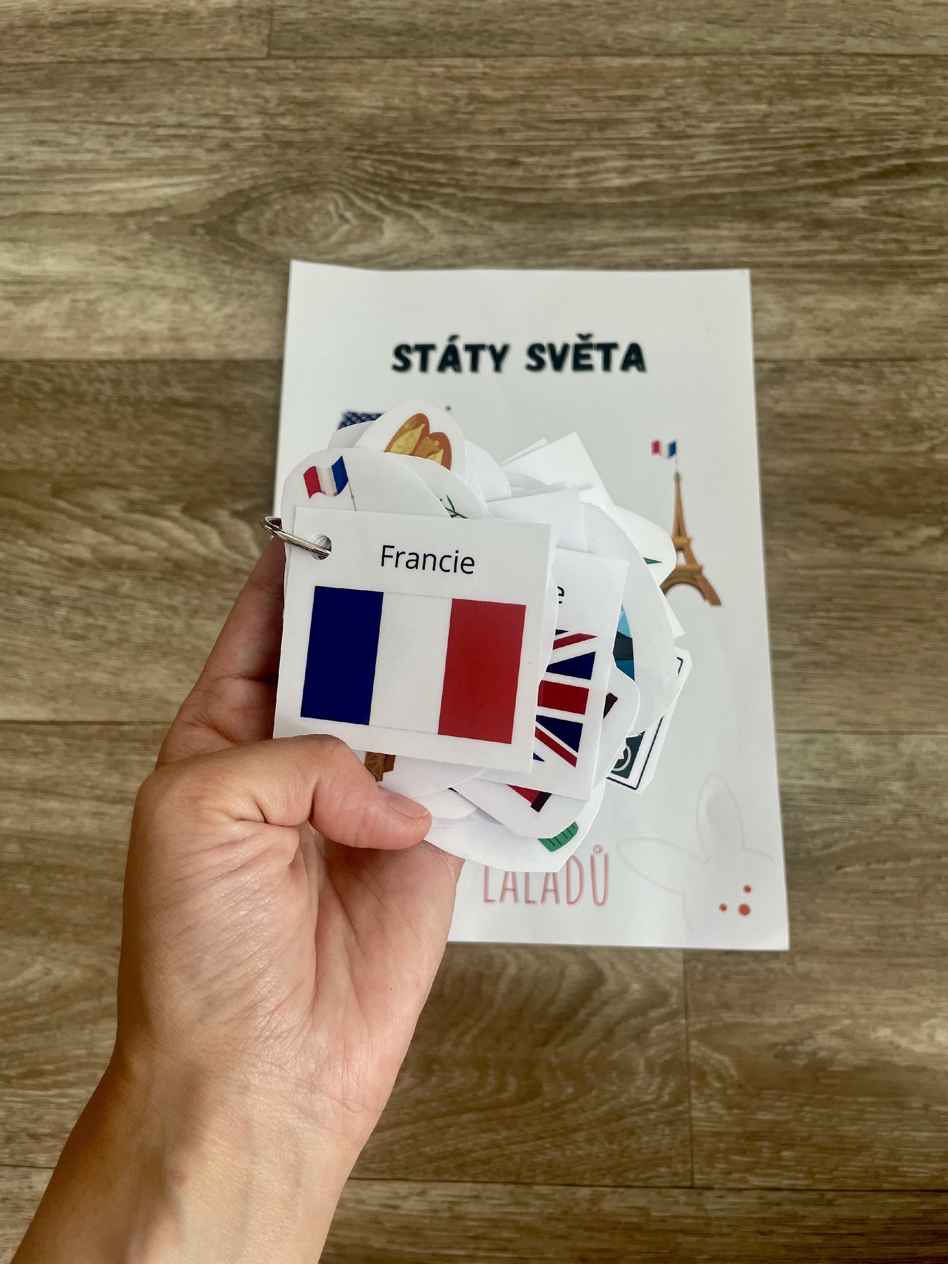 edukační pracovní listy o státech světa