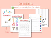 Grafomotorika pro děti – pracovní listy k vytisknutí