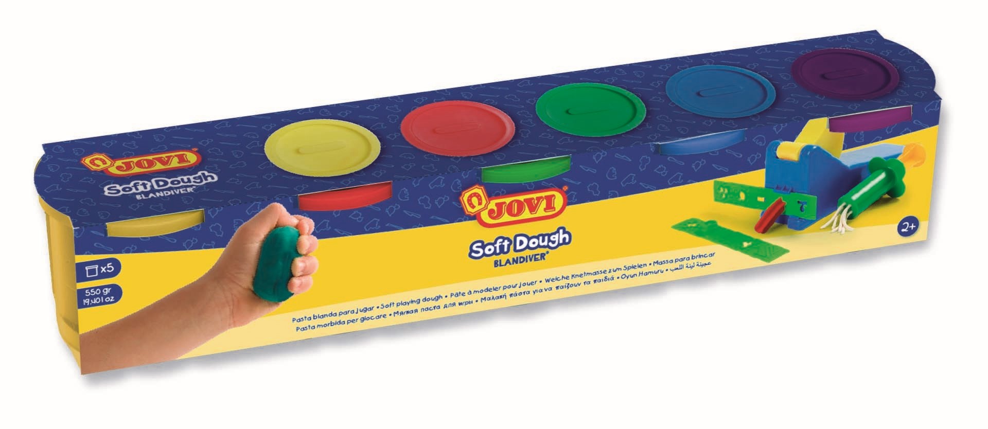 JOVI Soft Dough sada modelíny 5x110 g