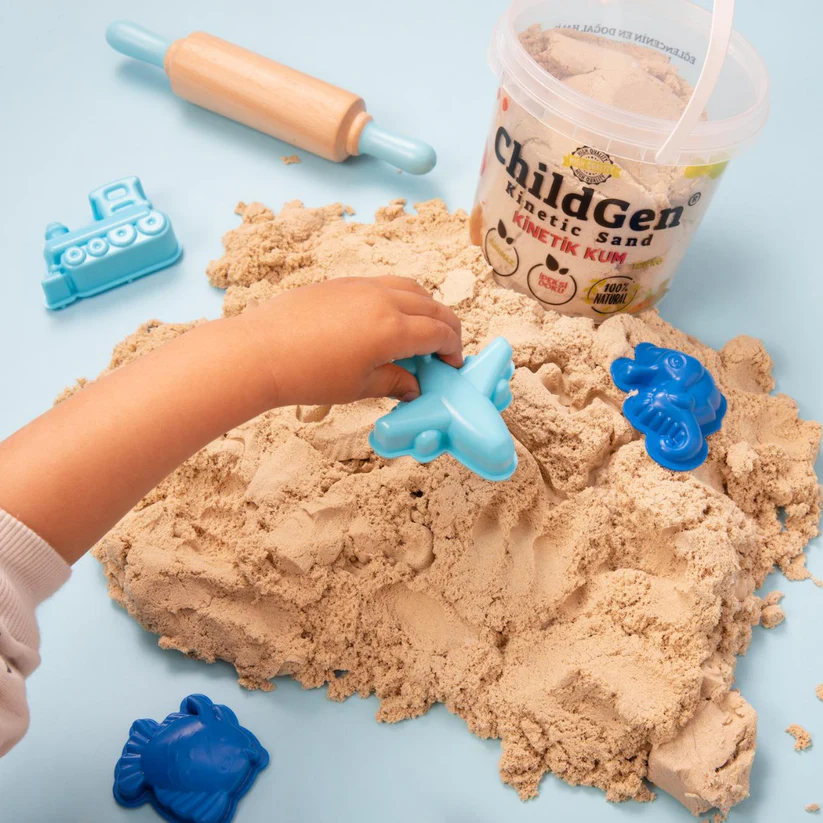 Kinetický písek ChildGen doplňovací balení při smyslovém hraní