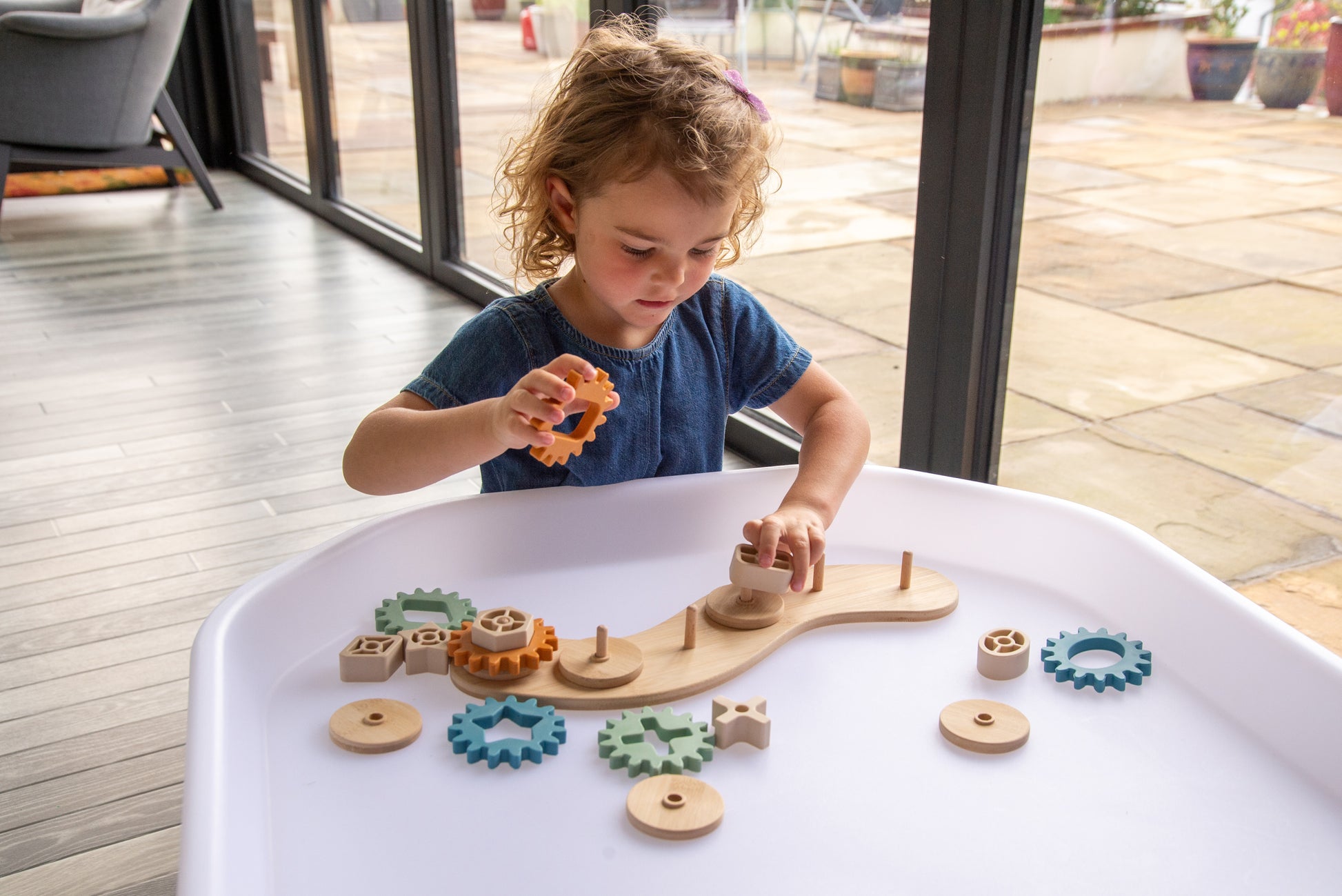 Logická hra pro děti – puzzle ozubená kolečka SiliSoft