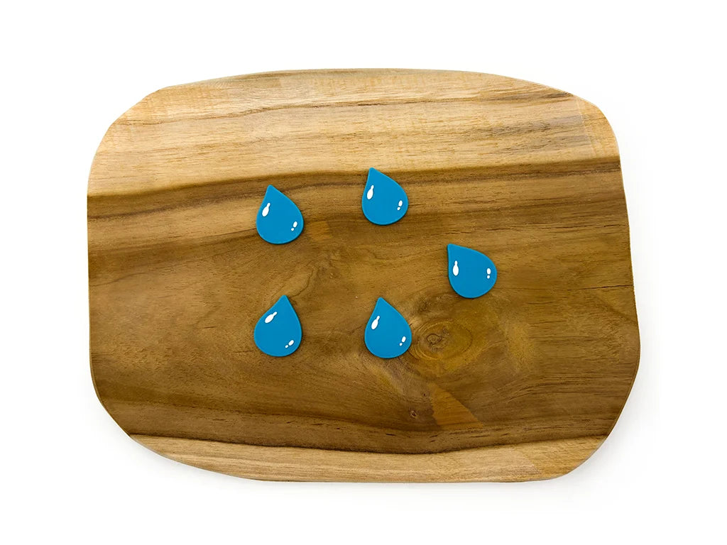 Mini kapky vody 5 ks jako doplněk do smyslové hry