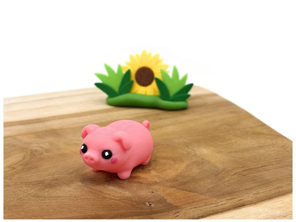 Miniatura prasátko figurka zvířátka pro sensory play