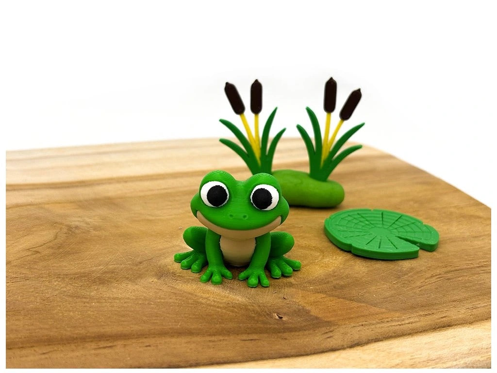 Miniatura žába figurka zvířátka pro sensory play